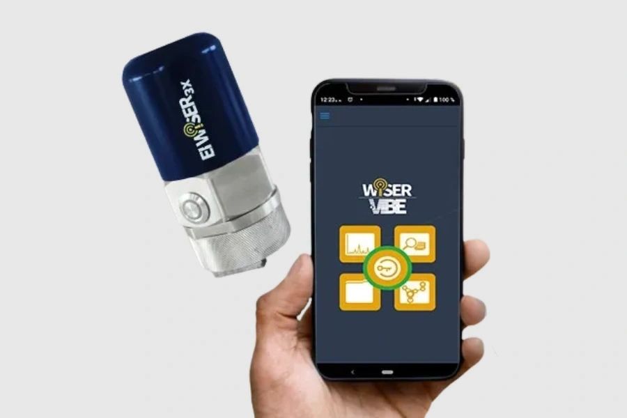 WiSER 3X sensor inalámbrico triaxial de vibraciones
